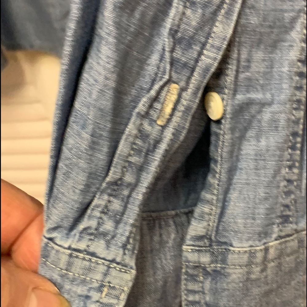 J. Crew linen/cotton workshirt. Very nice & EUC - Picture 6 of 6